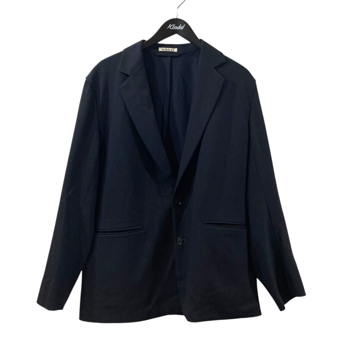 AURALEE HARD TWIST WOOL DOBBY JACKETテーラードジャケットA20SJ01KW 古着・中古-1枚目のアイテム画像