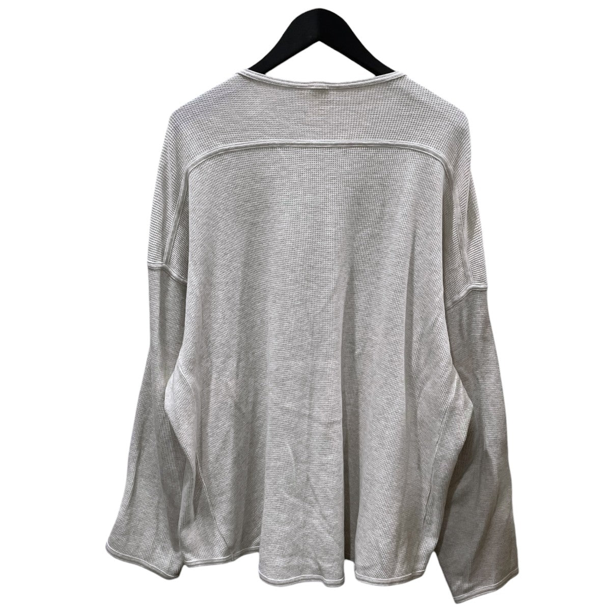 ヘンリーネックワッフル長袖カットソー LONG SLEEVE HENLEY ロングスリーブヘンリー