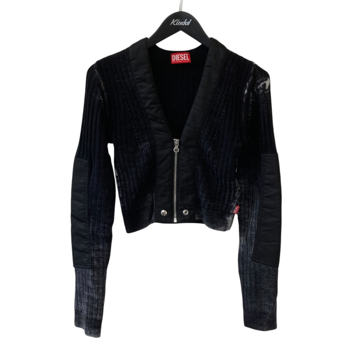 DIESEL M-ASERAニットジップカーディガンA14927 古着・中古-1枚目のアイテム画像