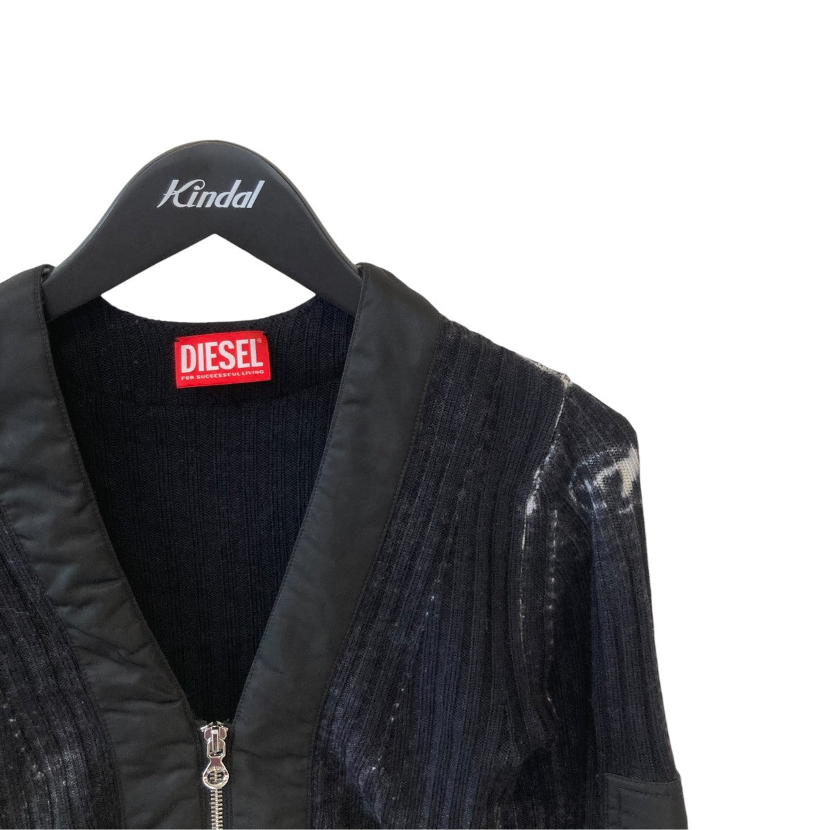 DIESEL M-ASERAニットジップカーディガンA14927 古着・中古-3枚目のアイテム画像