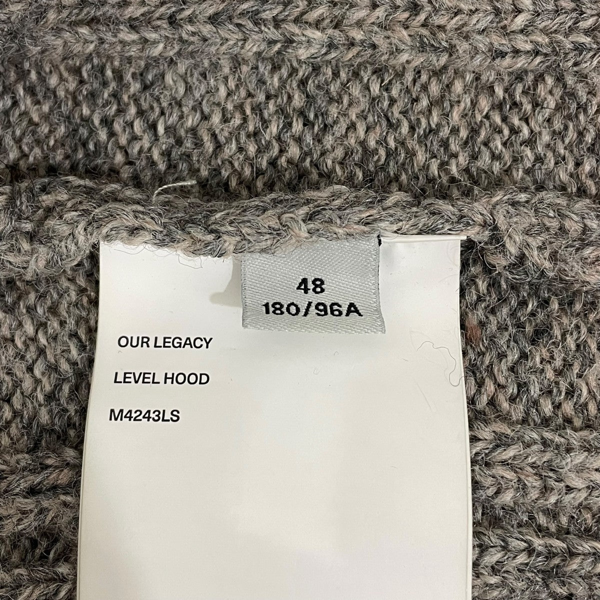 LEVEL HOODニットパーカーM4243LS