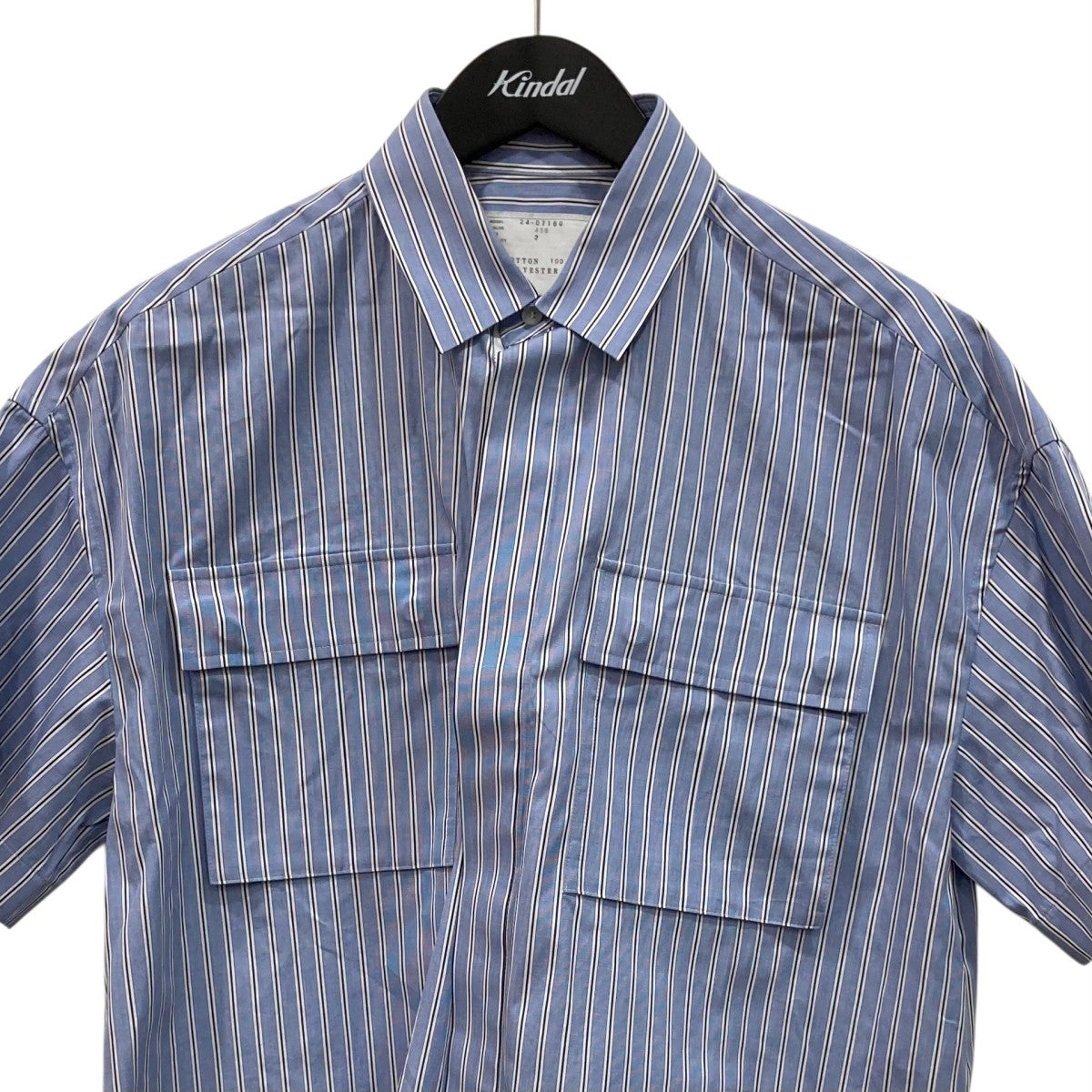 sacai×THOMAS MASON 半袖シャツ2407160 古着・中古-2枚目のアイテム画像