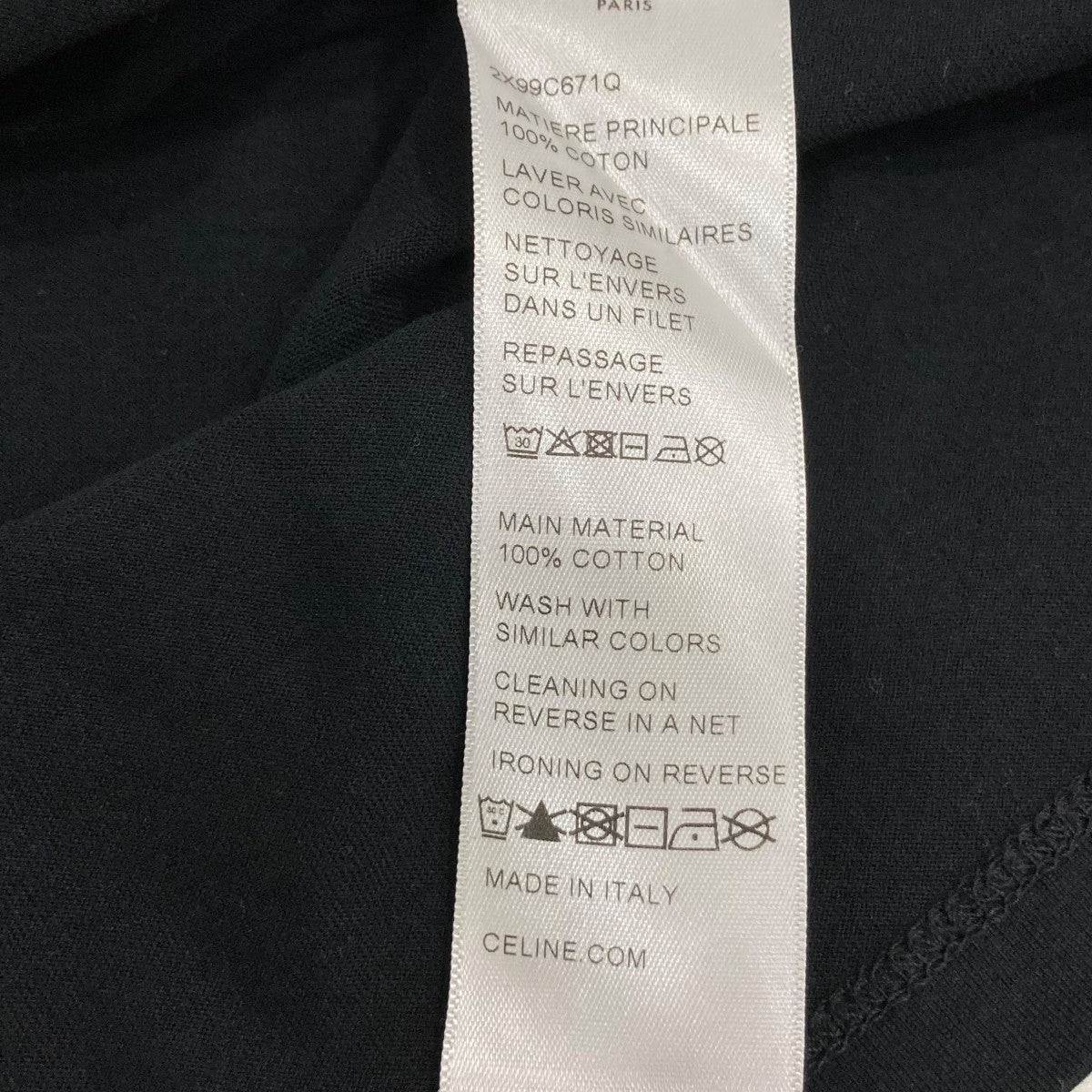 CELINE プリントTシャツ2X99C671Q 古着・中古-7枚目のアイテム画像
