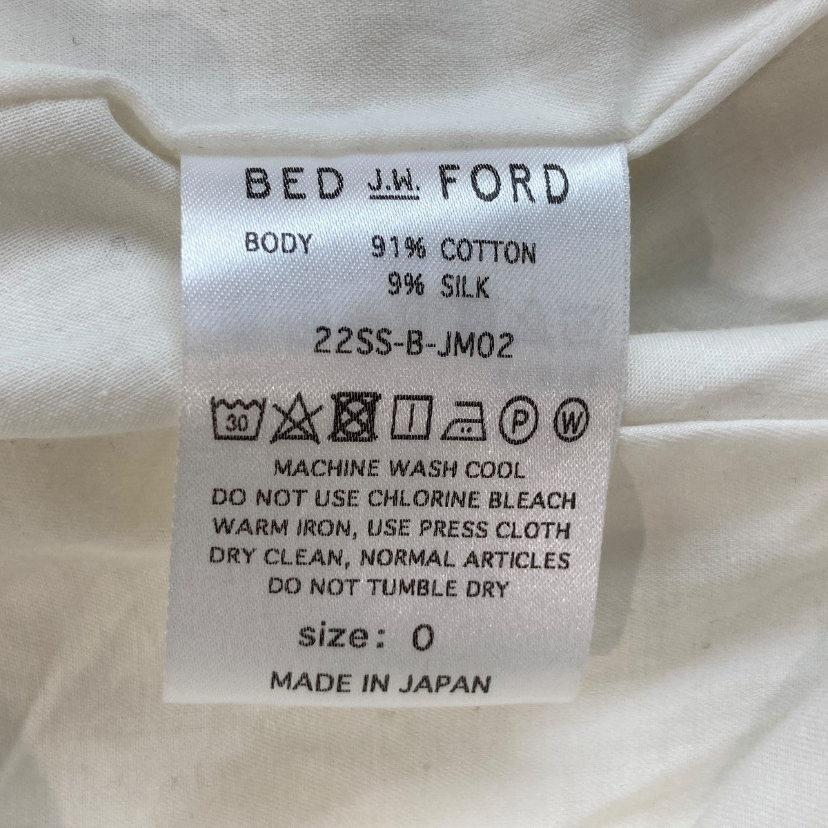 BED J．W． FORD Short mods blousonブルゾン22SS-B-JM02 古着・中古-5枚目のアイテム画像