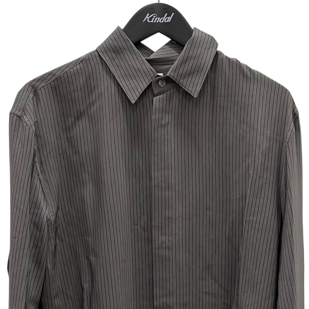 Saint Laurent SILK 100％長袖シャツ819509 古着・中古-2枚目のアイテム画像