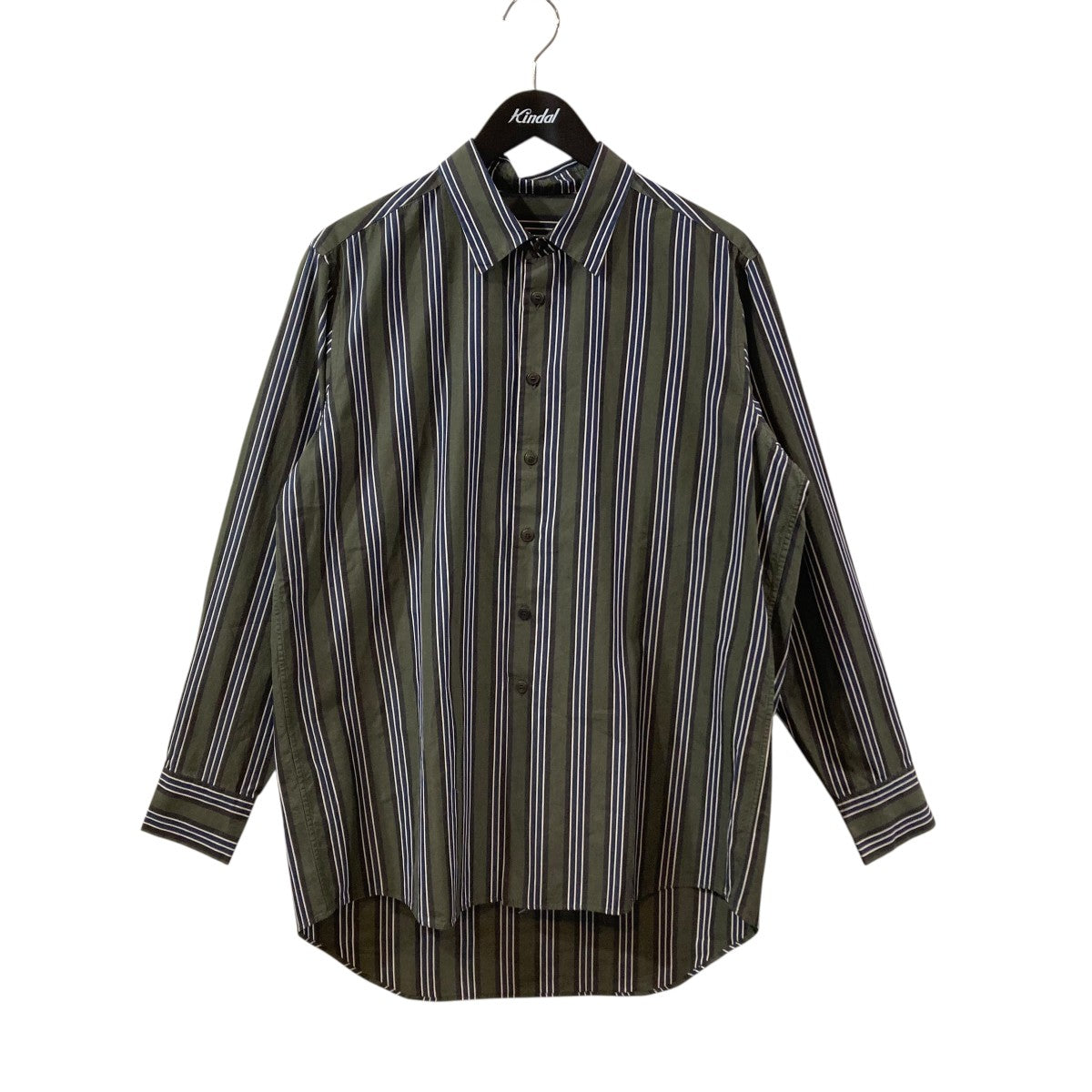 CASEY CASEY(ケイシーケイシー) FABIANO SHIRTストライプ長袖シャツ