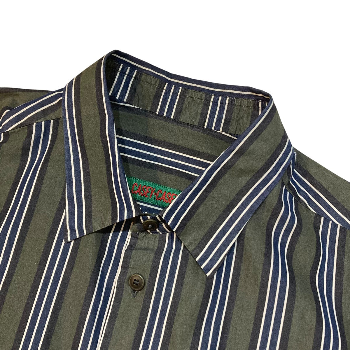 CASEY CASEY FABIANO SHIRTストライプ長袖シャツ19HC270 古着・中古-3枚目のアイテム画像