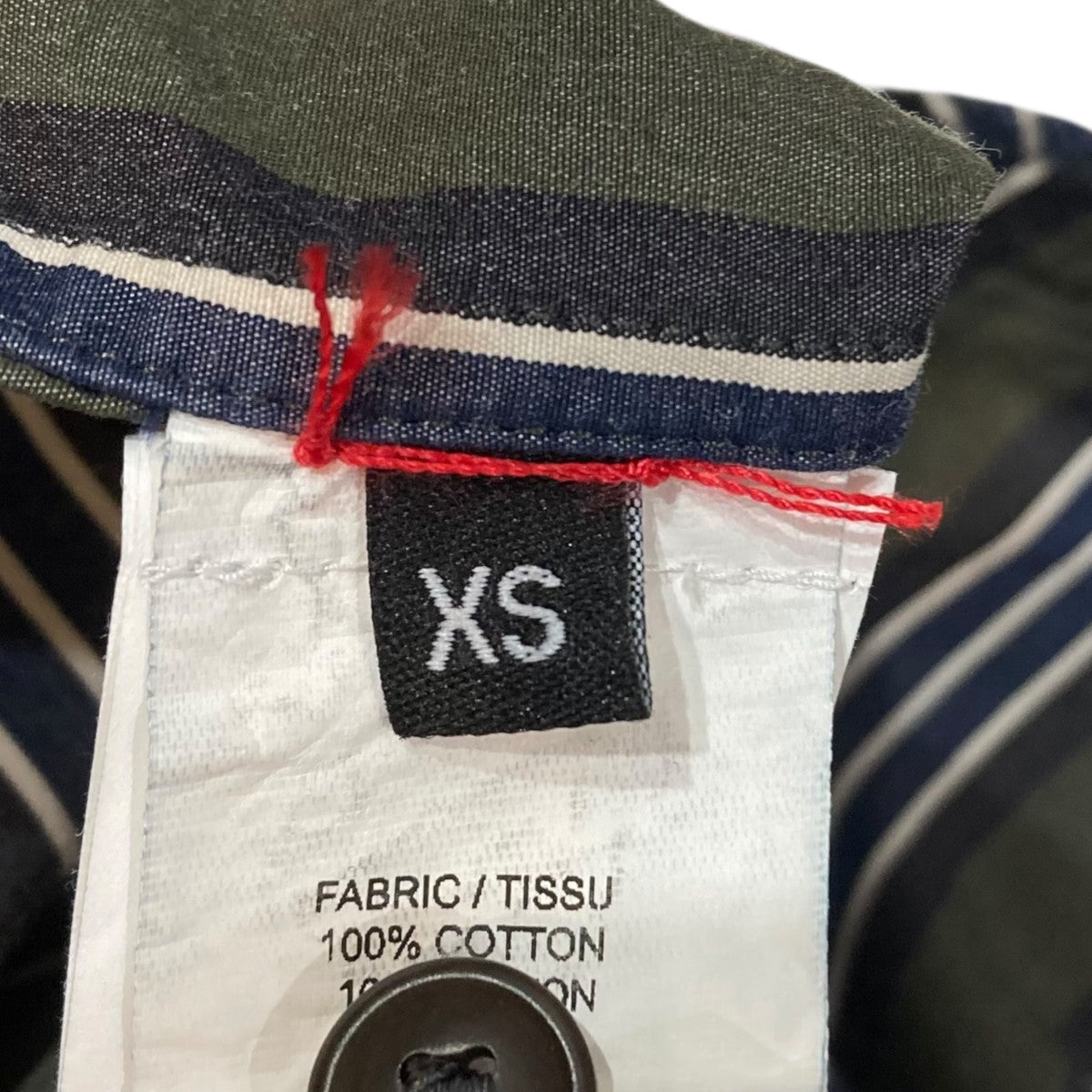 CASEY CASEY FABIANO SHIRTストライプ長袖シャツ19HC270 古着・中古-6枚目のアイテム画像
