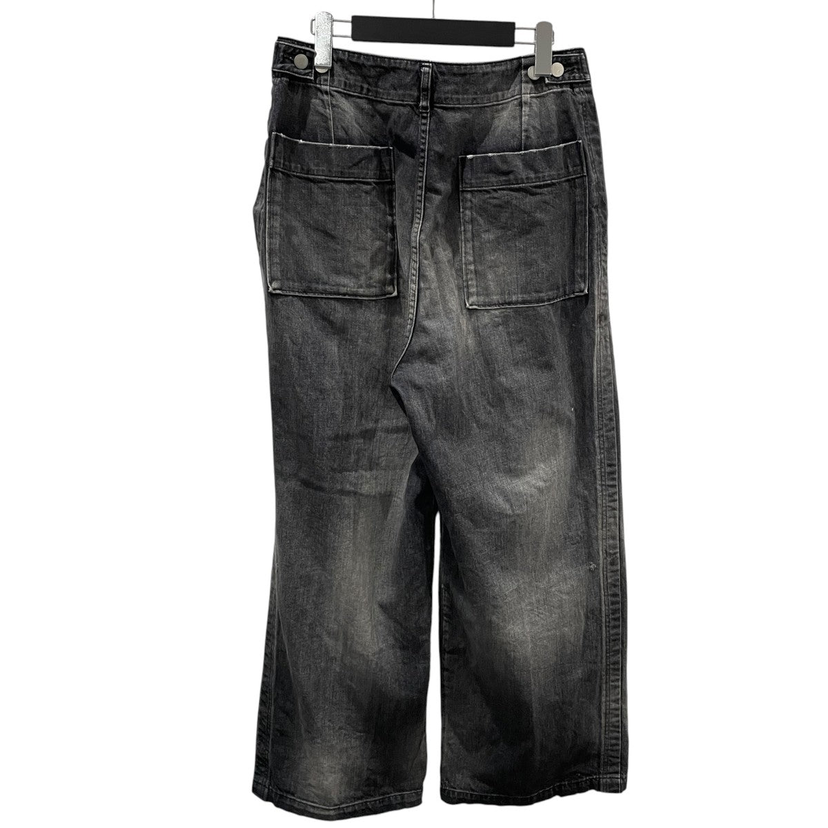 YOKE × ANCELLM デニムパンツ　サイズM ANCELLM×YOKE 25SS 加工ベイカーデニムパンツ DENIM PANTS バーニーズ