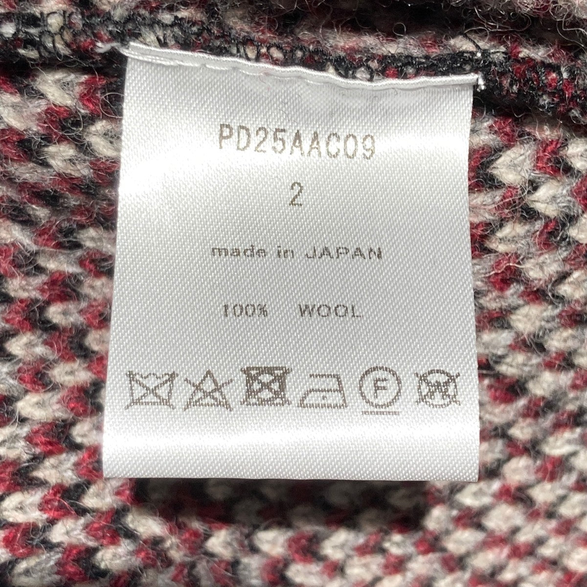 WOOL KNIT FLAP POMPOM BEANIEニット帽PD25AAC09