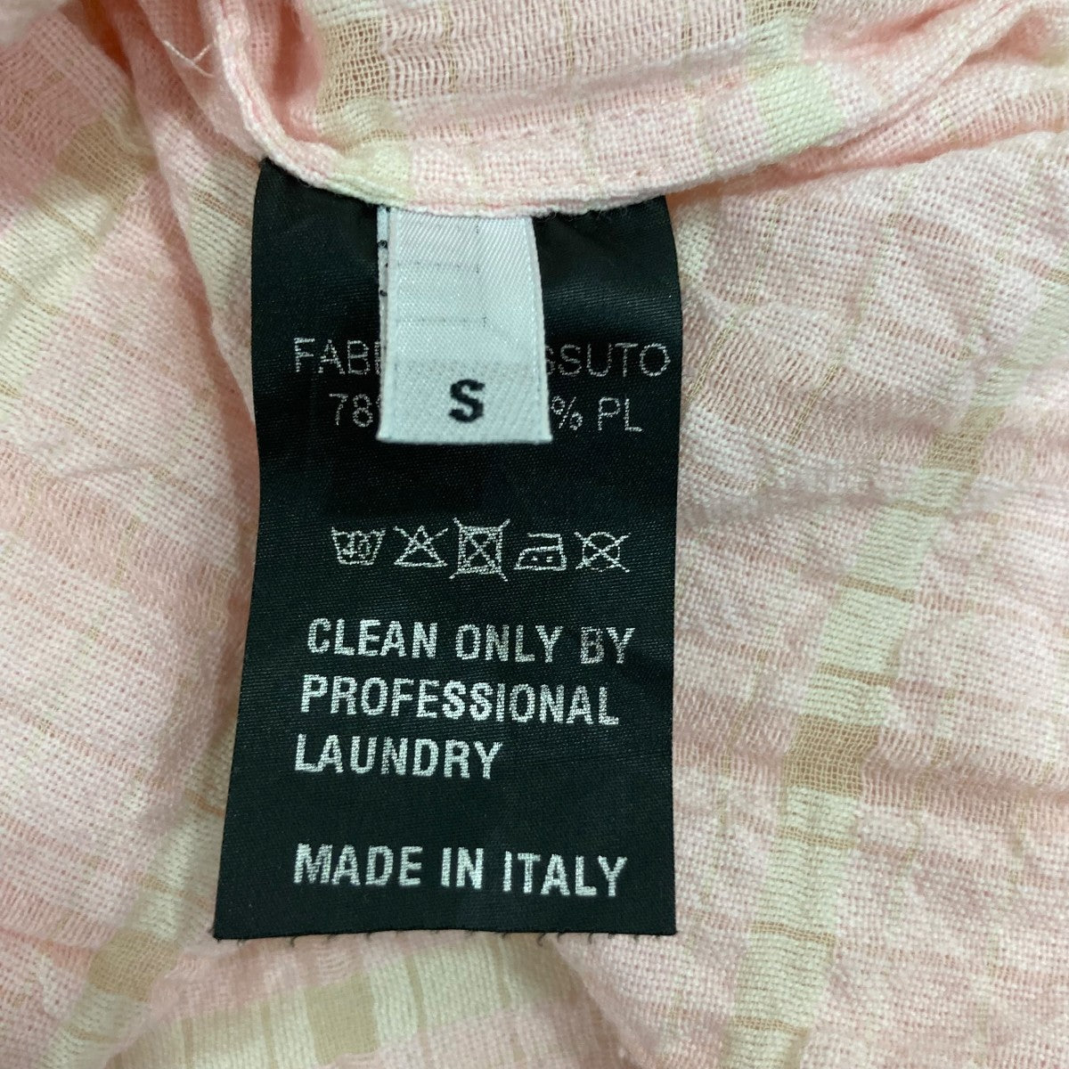 ROLD SKOV QUADRO SHIRT PINK CHECK半袖シャツ 古着・中古-6枚目のアイテム画像
