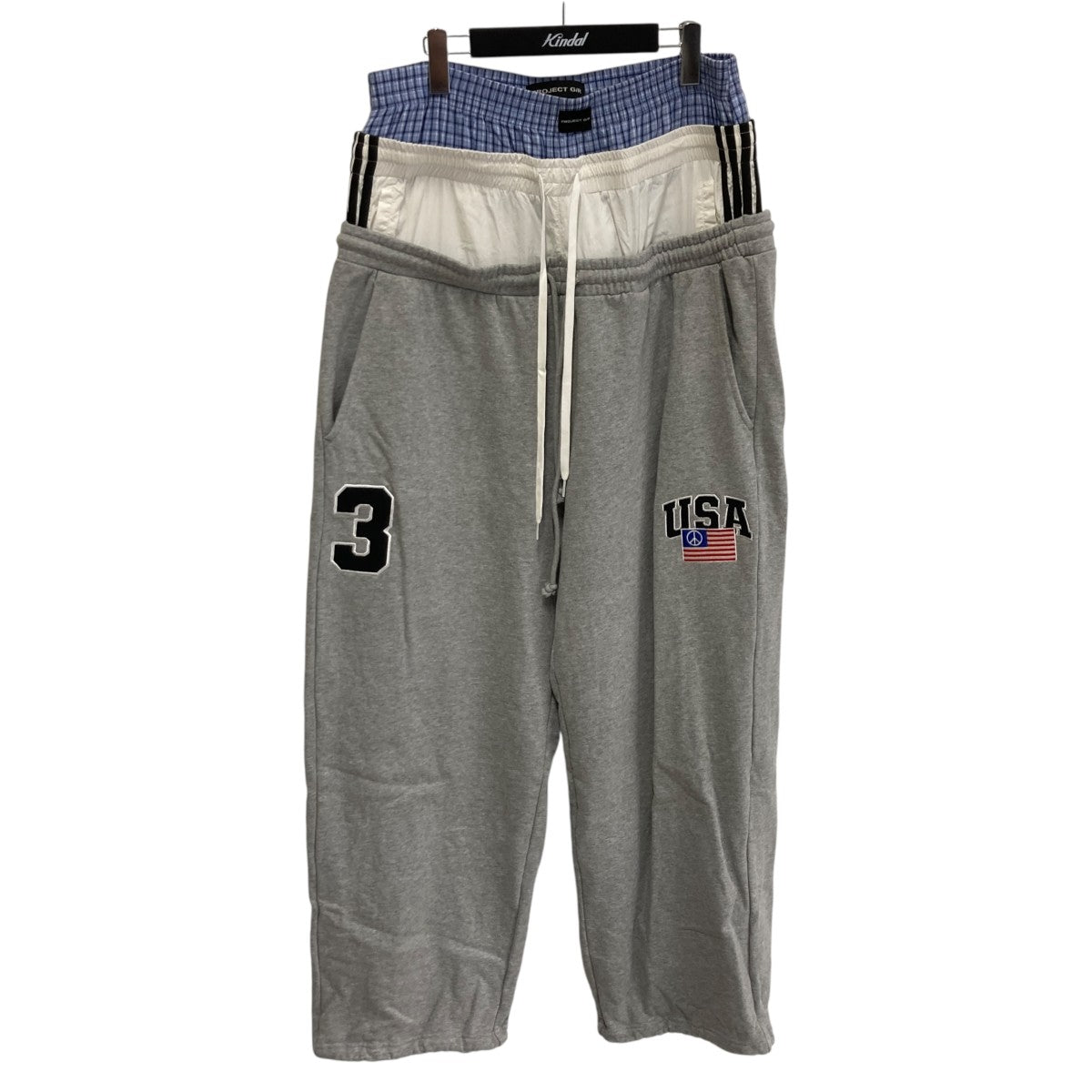 PROJECT G／R 3 layered sweat pantsスウェットパンツ 古着・中古-1枚目のアイテム画像