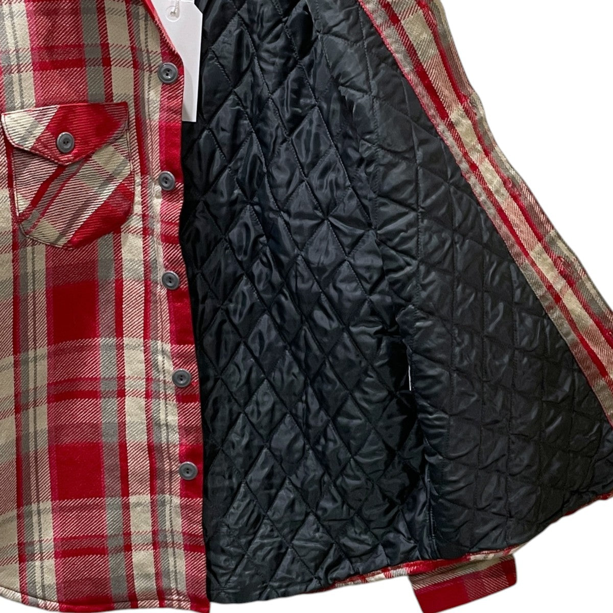 23AW チェック柄中綿シャツ QUILT SHIRTS キルトシャツ 90011859
