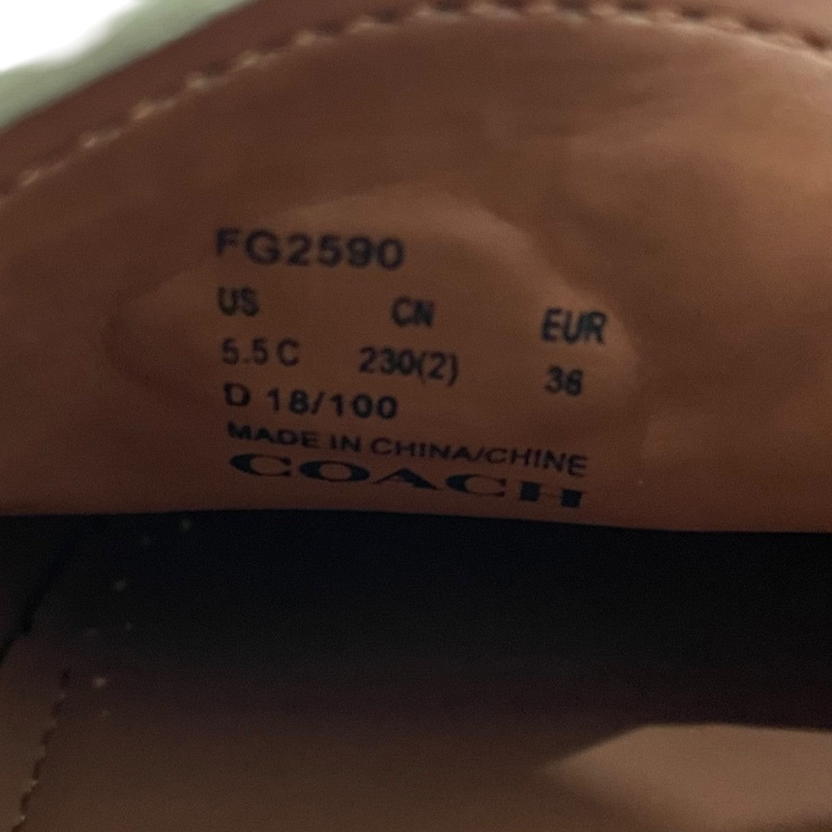 COACH ローファーFG2590 古着・中古-9枚目のアイテム画像