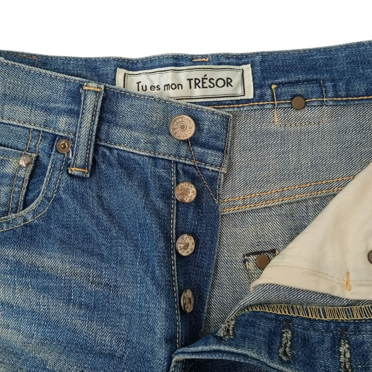 TUESMON TRESOR デニムパンツ 古着・中古-3枚目のアイテム画像