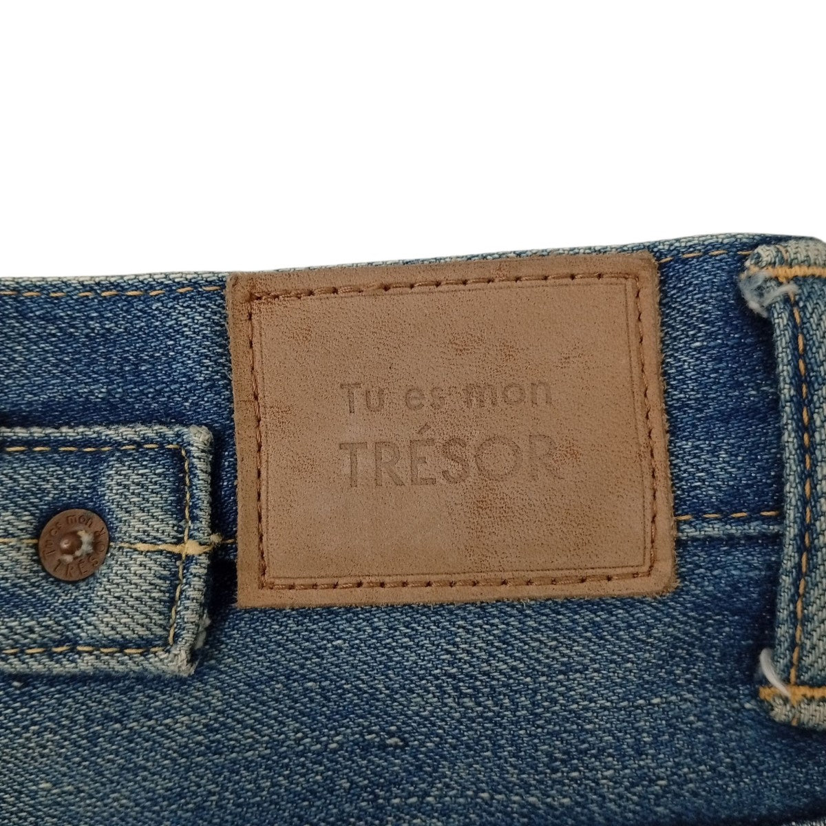 TUESMON TRESOR デニムパンツ 古着・中古-8枚目のアイテム画像