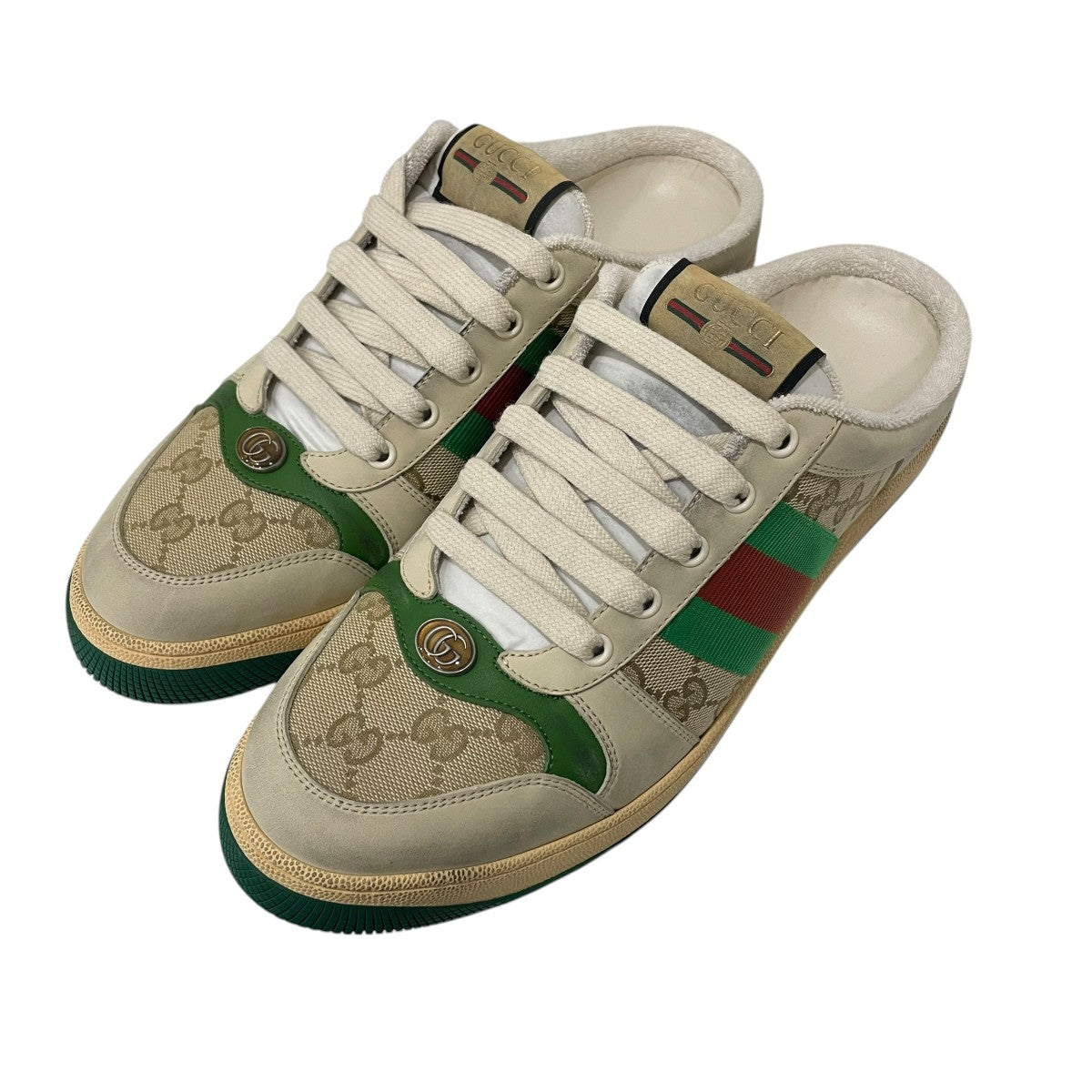 GUCCI(グッチ) ローカットスニーカー835478 835478 ベージュ サイズ 8