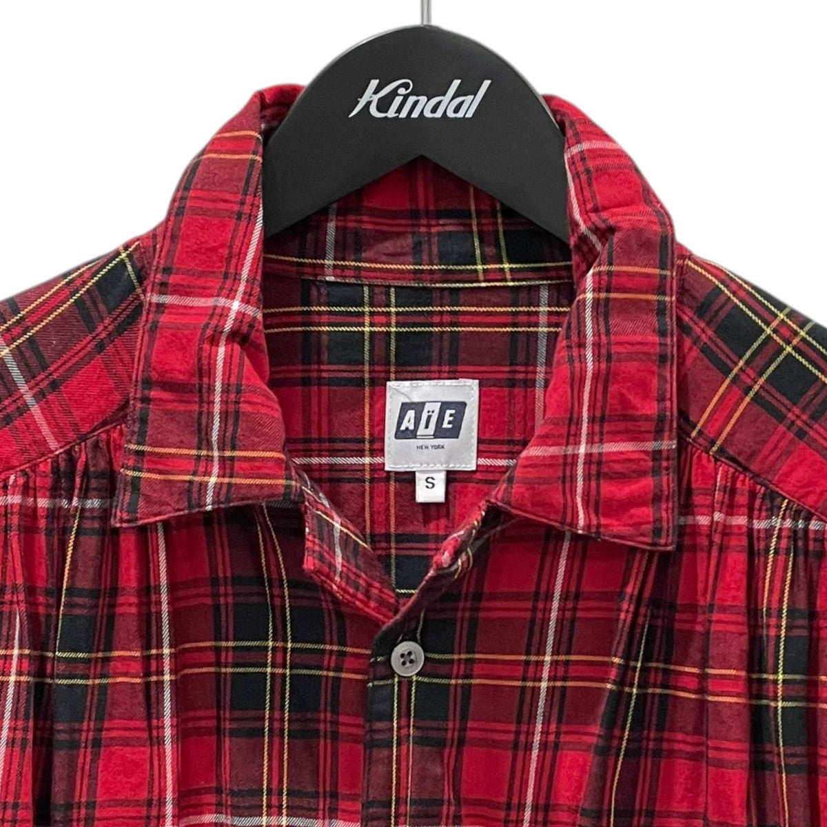 AiE チェック柄シャツ Painter Shirt ペインターシャツ 古着・中古-3枚目のアイテム画像