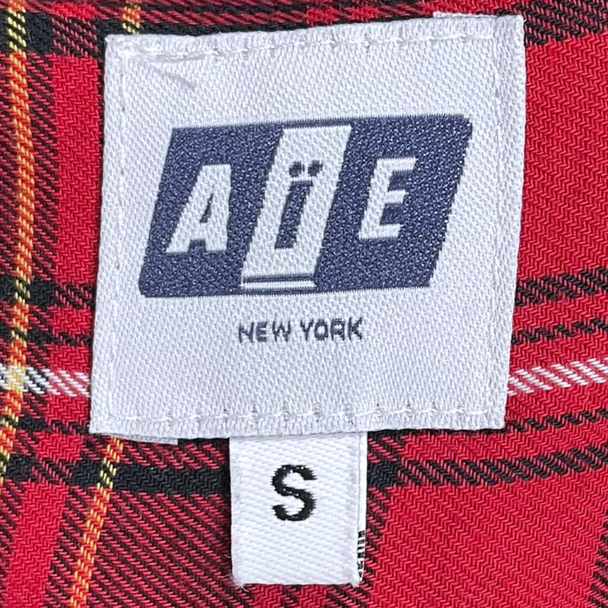 AiE チェック柄シャツ Painter Shirt ペインターシャツ 古着・中古-5枚目のアイテム画像