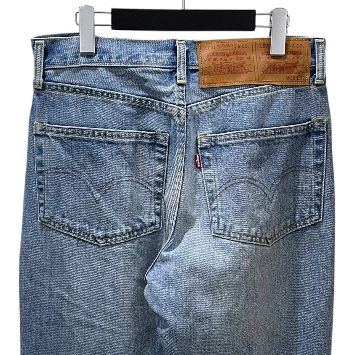 LEVI’S×BEAMS 24SS 加工デニムパンツ Super Wide V2 Jeans (Vintage Wash) スーパー ワイド バージョン2 ジーンズ A8426-0000 古着・中古-4枚目のアイテム画像