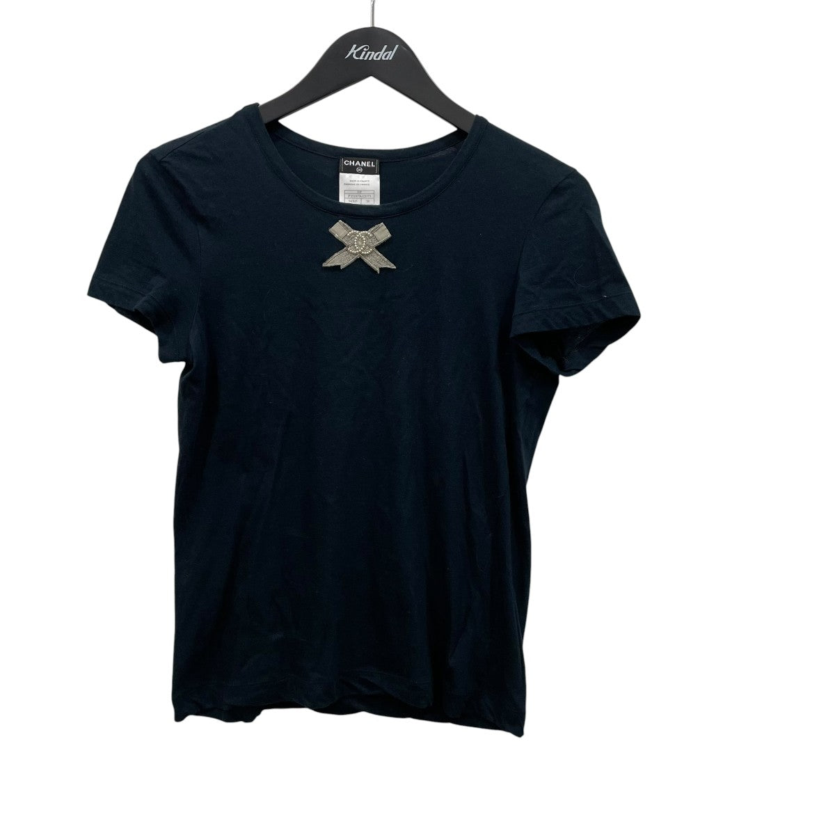 CHANEL ココマーク パールTシャツP35187K02073 古着・中古-1枚目のアイテム画像