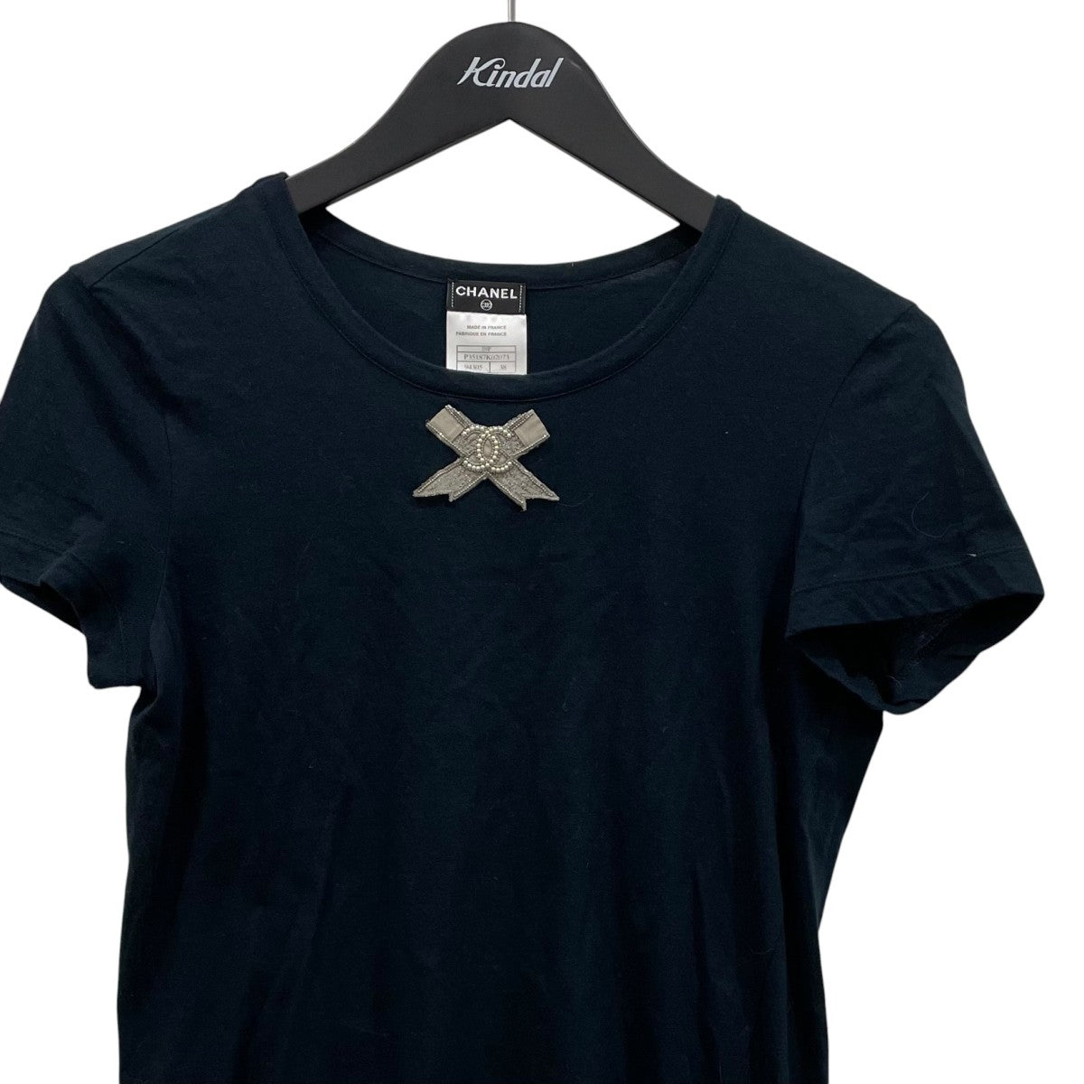 CHANEL ココマーク パールTシャツP35187K02073 古着・中古-2枚目のアイテム画像
