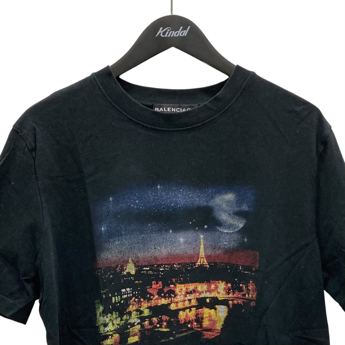 BALENCIAGA PARISプリントTシャツ半袖Tシャツ460612TUK22 古着・中古-2枚目のアイテム画像