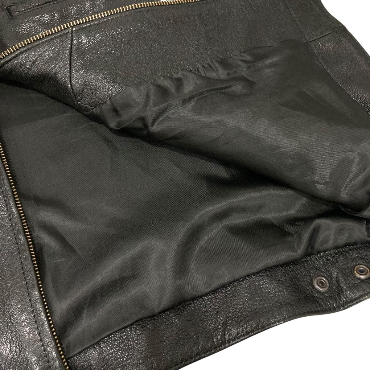 CCU 別注 COMFORTABLE SWING TOP JACKETレザージャケットSH01CNGOAT4 古着・中古-5枚目のアイテム画像