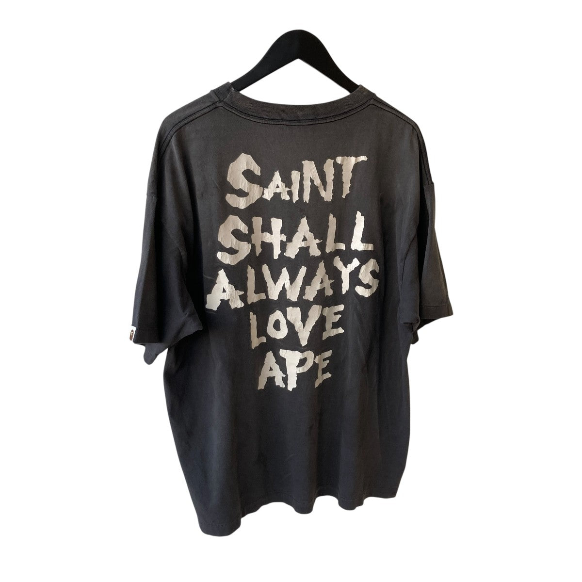 SAINT MICHAEL BAPE SS T-SHIRT ALWAYS LOVE半袖カットソーSM-MK8-0000-C49 古着・中古-2枚目のアイテム画像