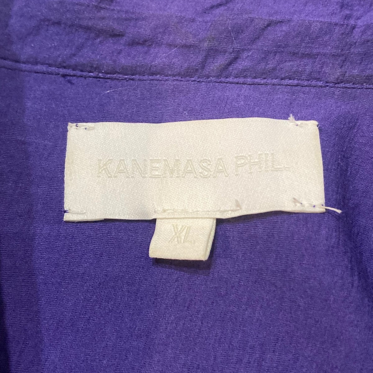 KANEMASA PHIL． 長袖シャツKM25A-020 古着・中古-7枚目のアイテム画像
