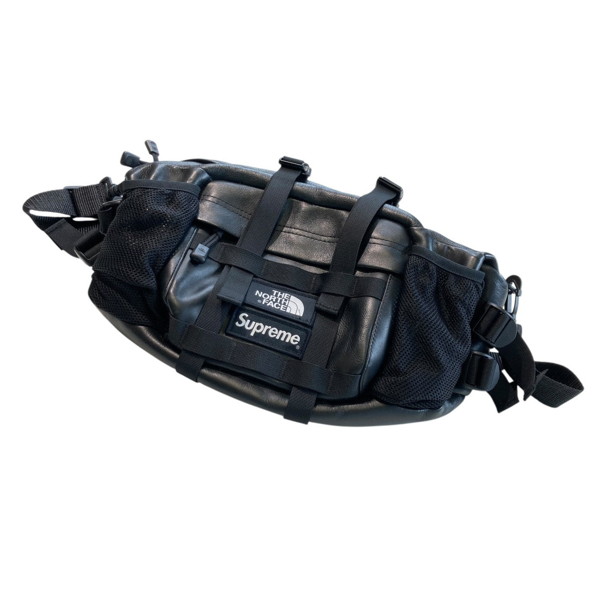 Supreme×THE NORTH FACE 18AWLeather Mountain Waist BagウエストバッグNF0A3VJA