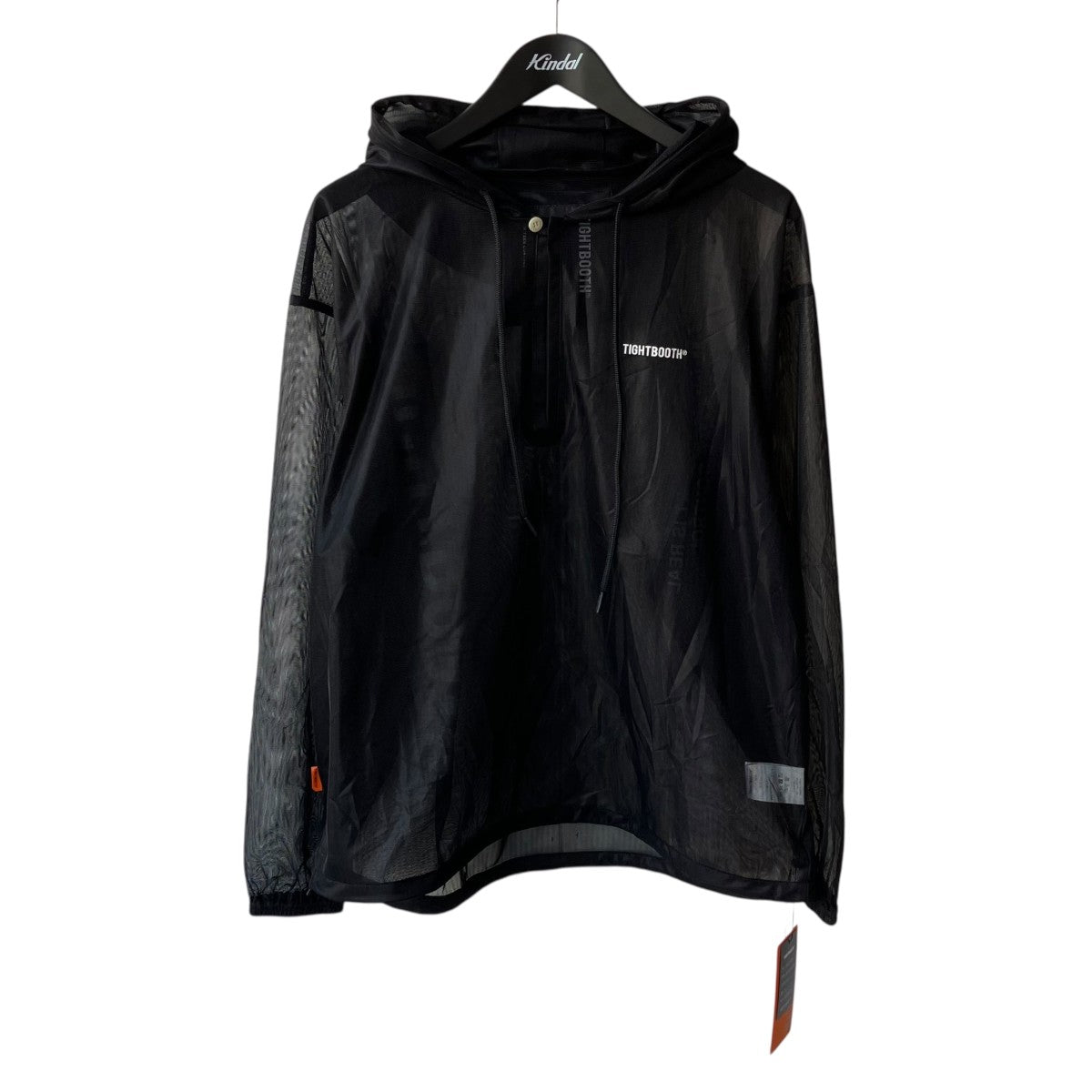 LABEL LOGO SHEER PARKAメッシュパーカーSS26-JK06