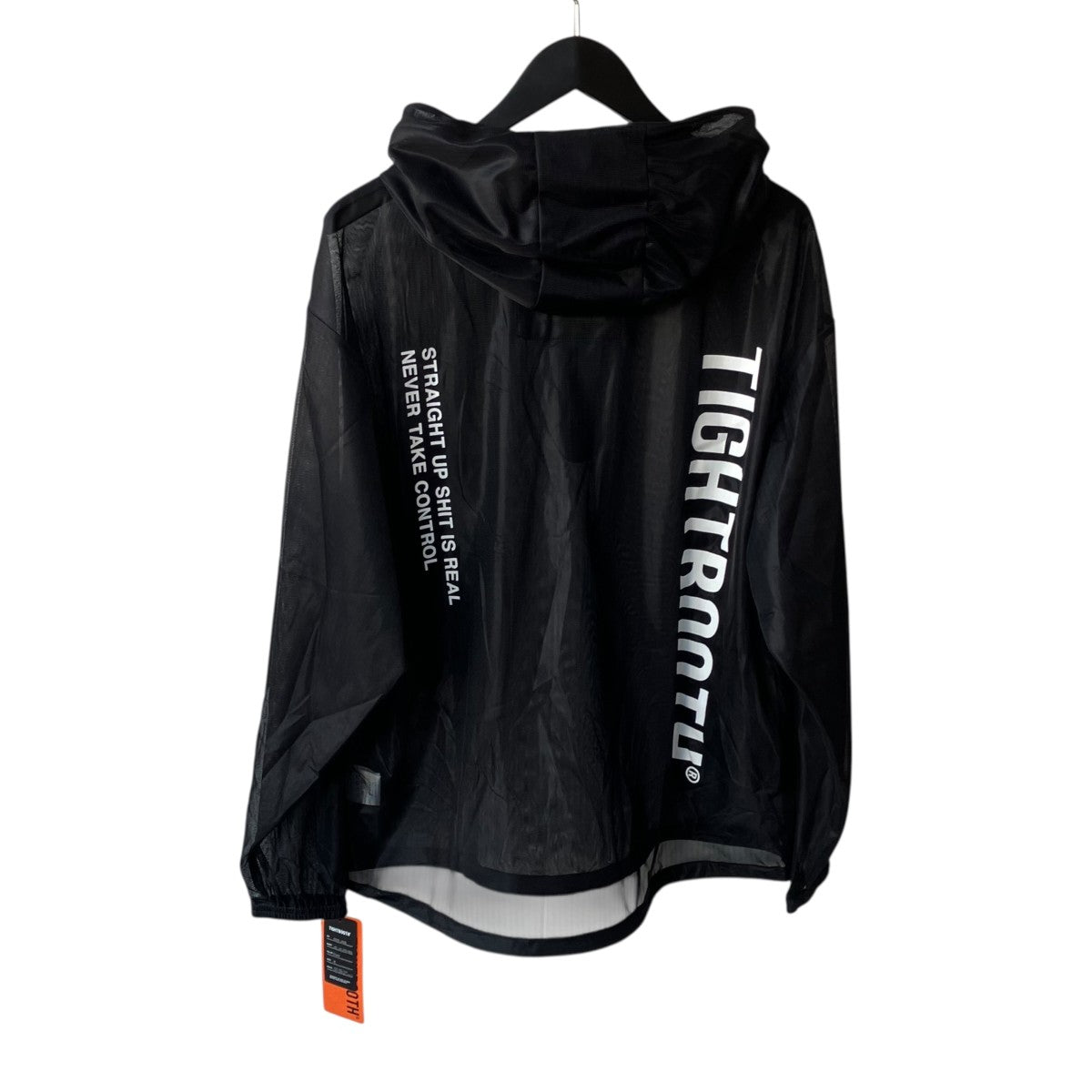 LABEL LOGO SHEER PARKAメッシュパーカーSS26-JK06