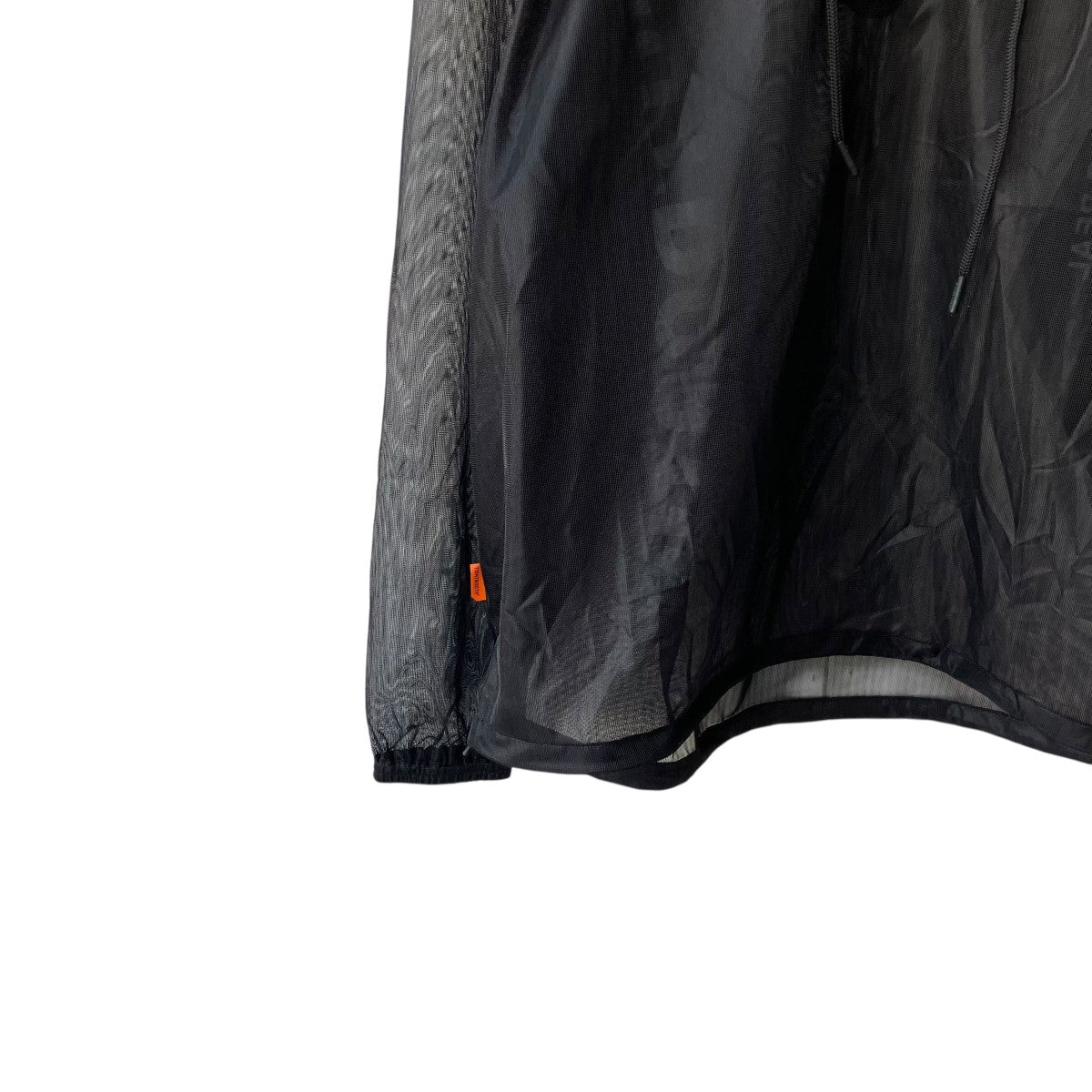 LABEL LOGO SHEER PARKAメッシュパーカーSS26-JK06