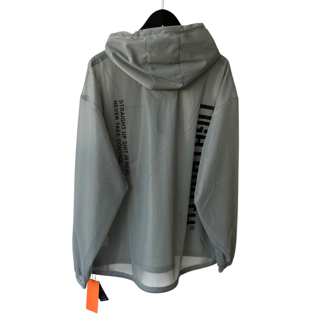 TIGHTBOOTH PRODUCTION LABEL LOGO SHEER PARKAメッシュパーカーSS26-JK06 古着・中古-2枚目のアイテム画像