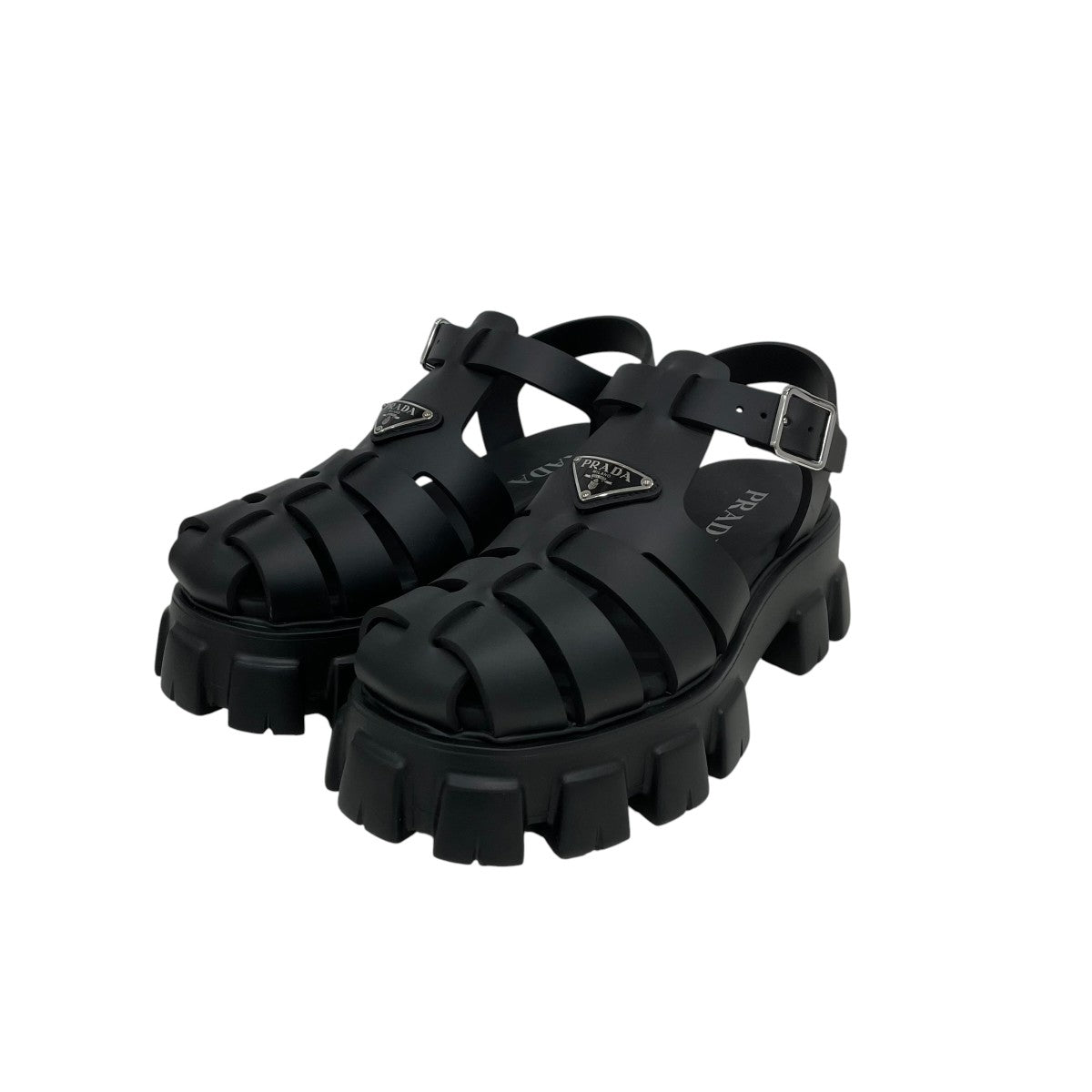 PRADA モノリスラバーサンダル 古着・中古-1枚目のアイテム画像