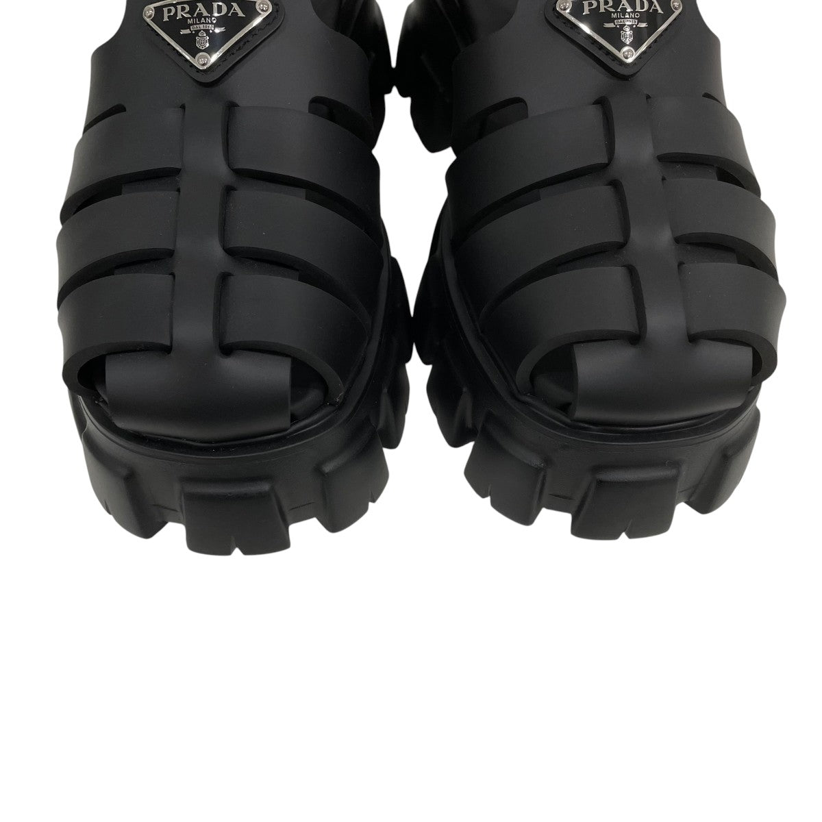 PRADA モノリスラバーサンダル 古着・中古-2枚目のアイテム画像