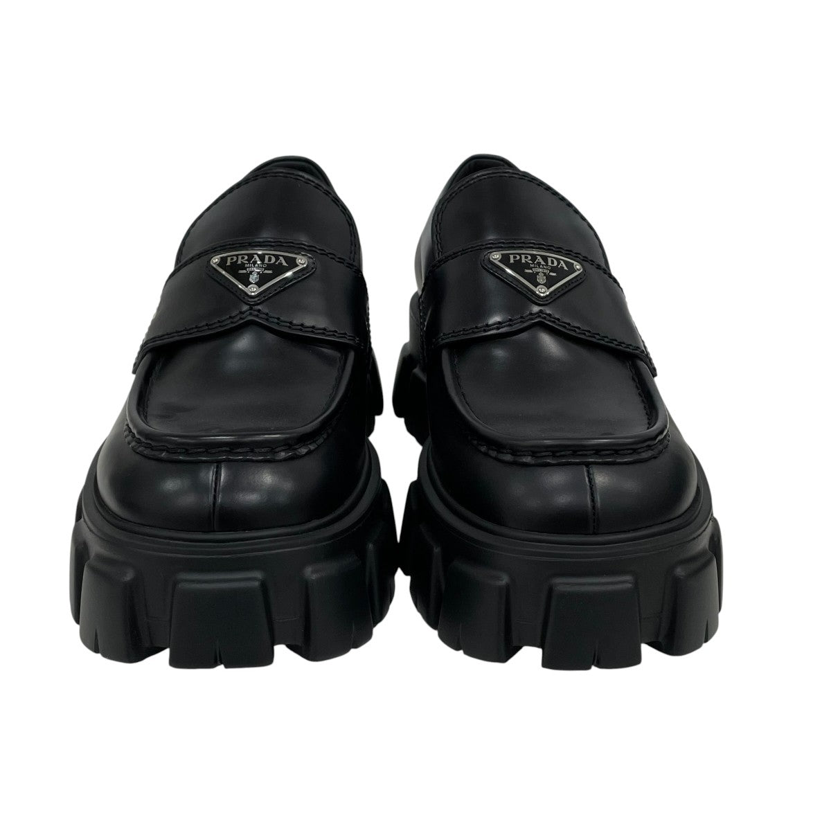 PRADA モノリス ブラッシュドレザーローファー2DE129 古着・中古-3枚目のアイテム画像