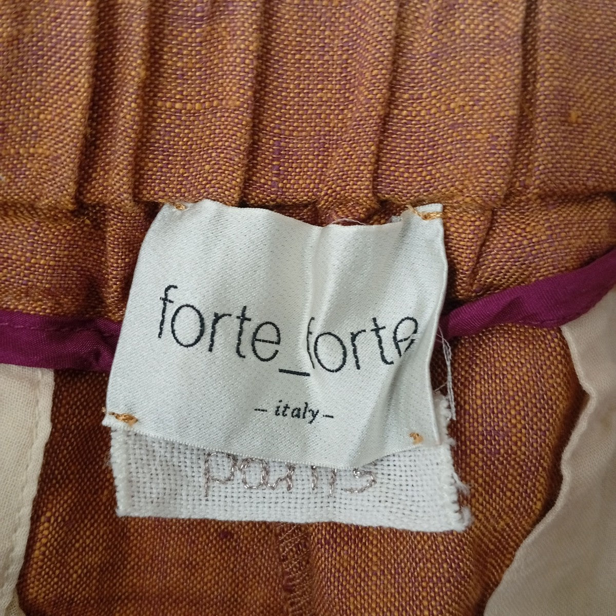 forte forte パンツ 古着・中古-3枚目のアイテム画像