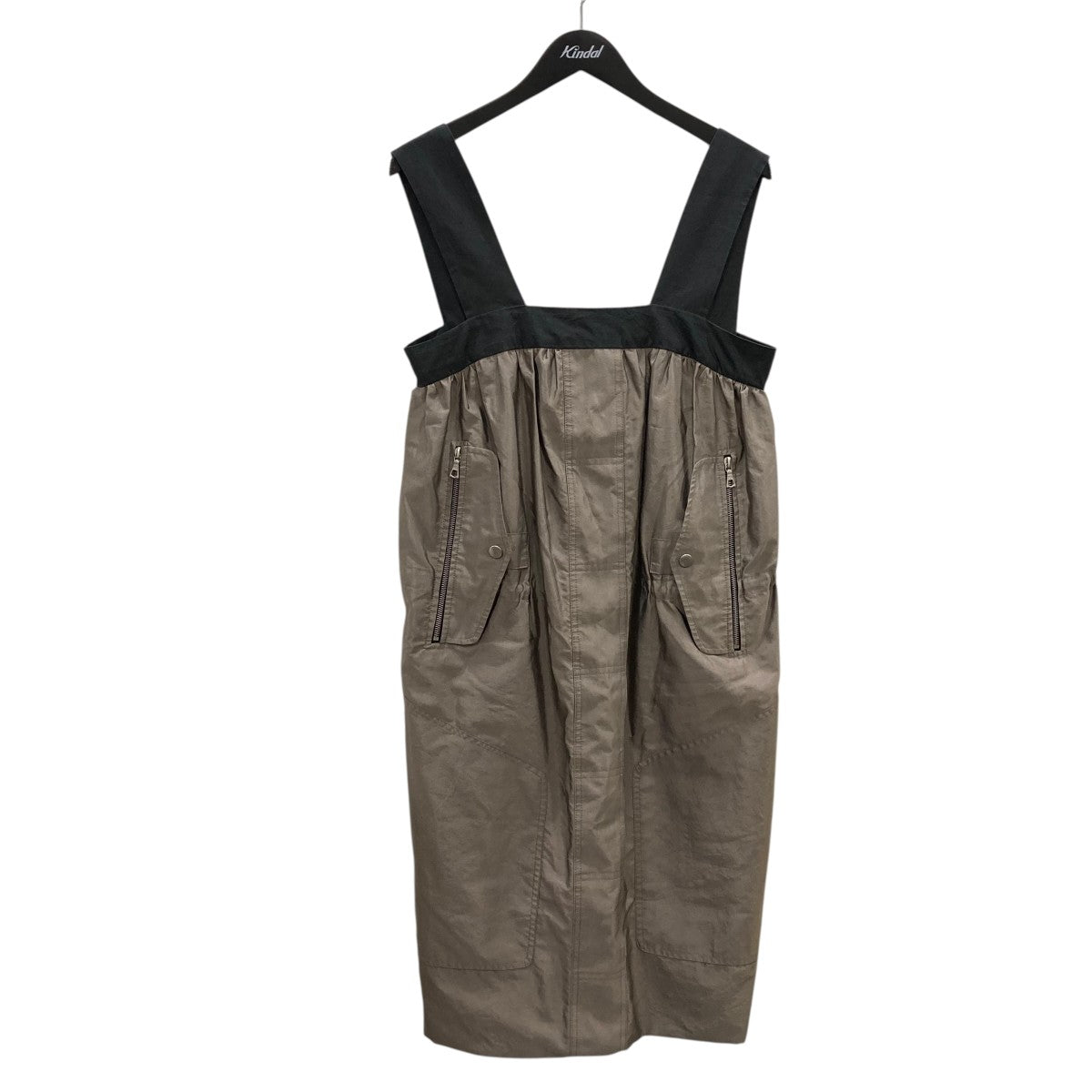 DRIES VAN NOTEN コットンシルクサロペット 古着・中古-1枚目のアイテム画像