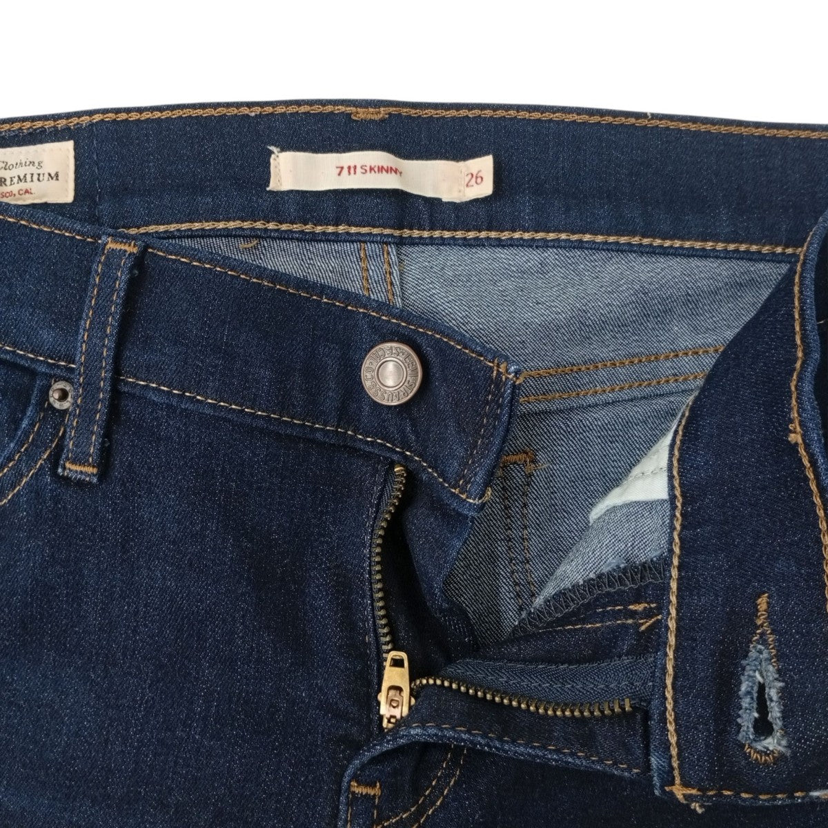 LEVI’S 711デニムパンツ 古着・中古-3枚目のアイテム画像