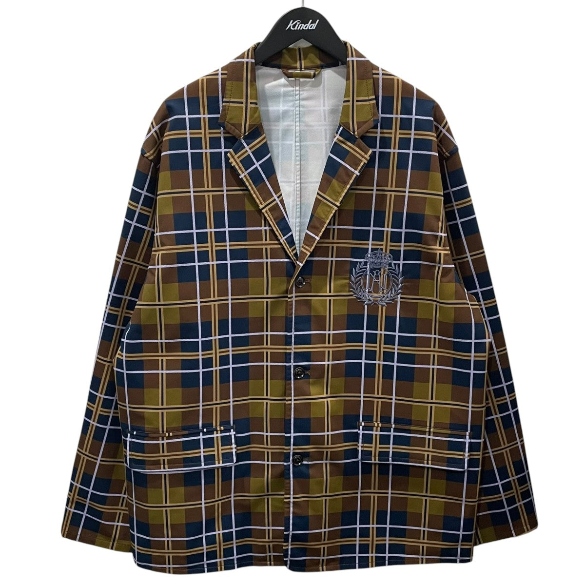 22AW チェック柄3Bジャケット ALPHADRY Dock Jacket アルファドライ ドック ジャケット SUAS201