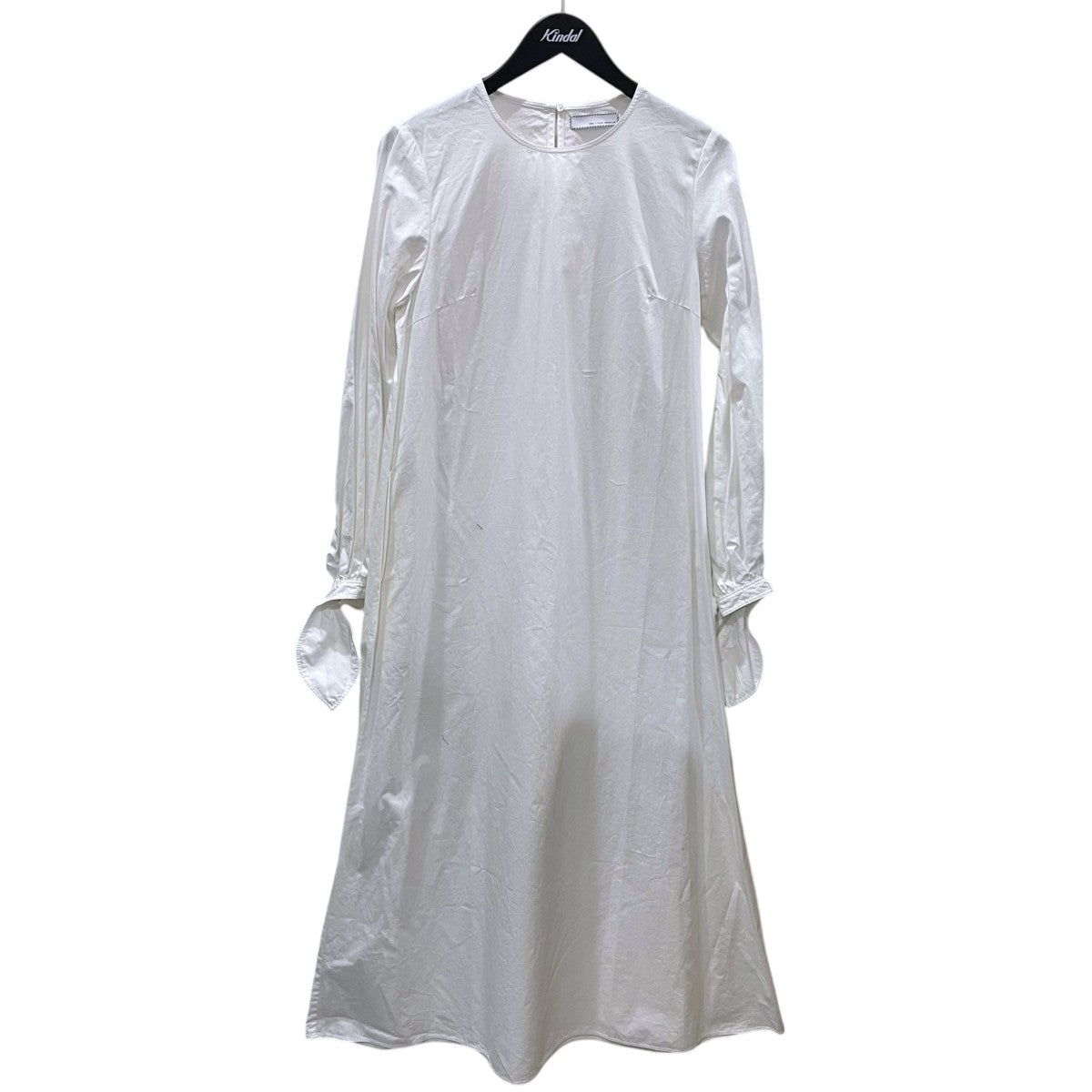 Ron Herman×TEN 19AW ノーカラーロングシャツワンピース Ribbon Long Dress リボンロングドレス 3010300232 古着・中古-1枚目のアイテム画像