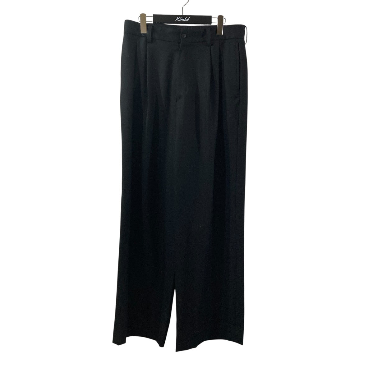 WOOL FLANNEL LONG WIDE TROUSERSスラックスST.1258