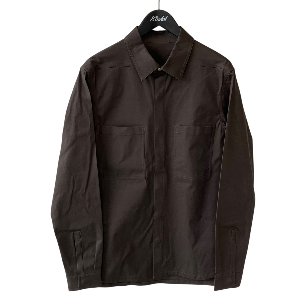 RICK OWENS 25AWOUTERSHIRTシャツRU02E1235-TE 古着・中古-1枚目のアイテム画像