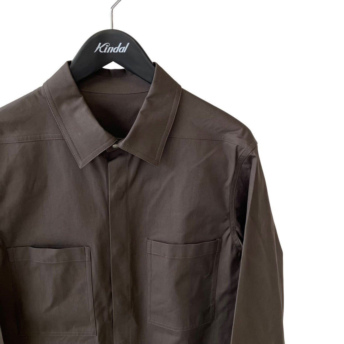 RICK OWENS 25AWOUTERSHIRTシャツRU02E1235-TE 古着・中古-3枚目のアイテム画像