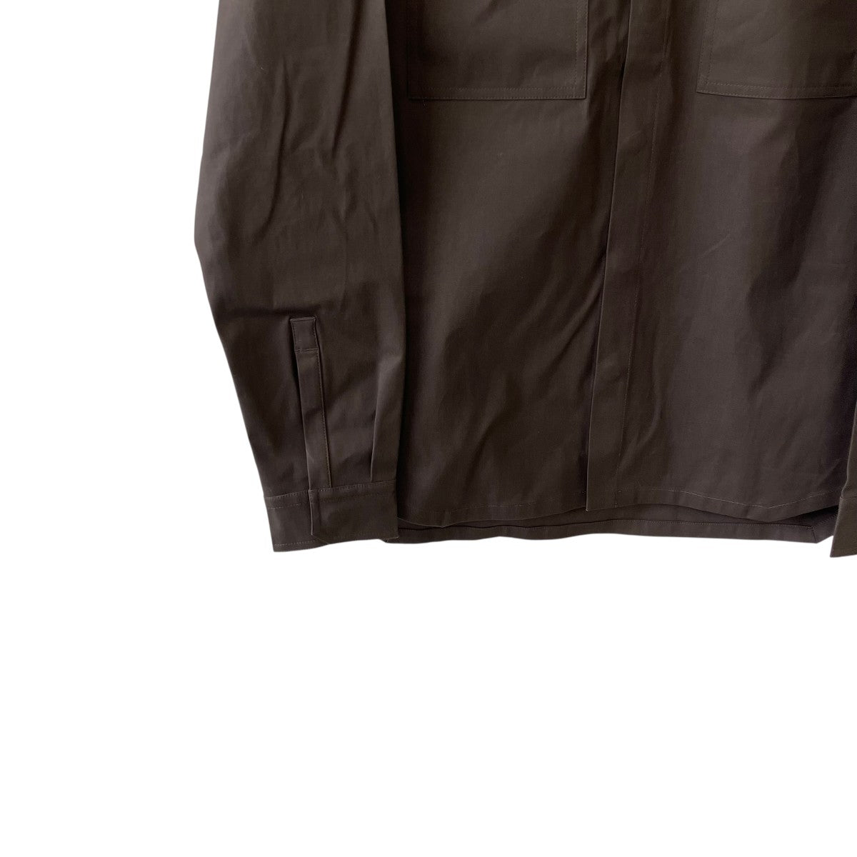 RICK OWENS 25AWOUTERSHIRTシャツRU02E1235-TE 古着・中古-4枚目のアイテム画像