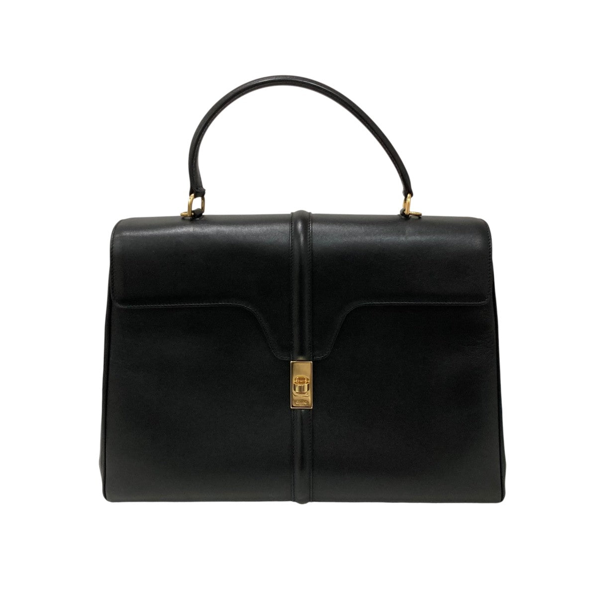 CELINE クラシック 16（セーズ） サチネイテッドカーフスキントートバッグ 古着・中古-1枚目のアイテム画像