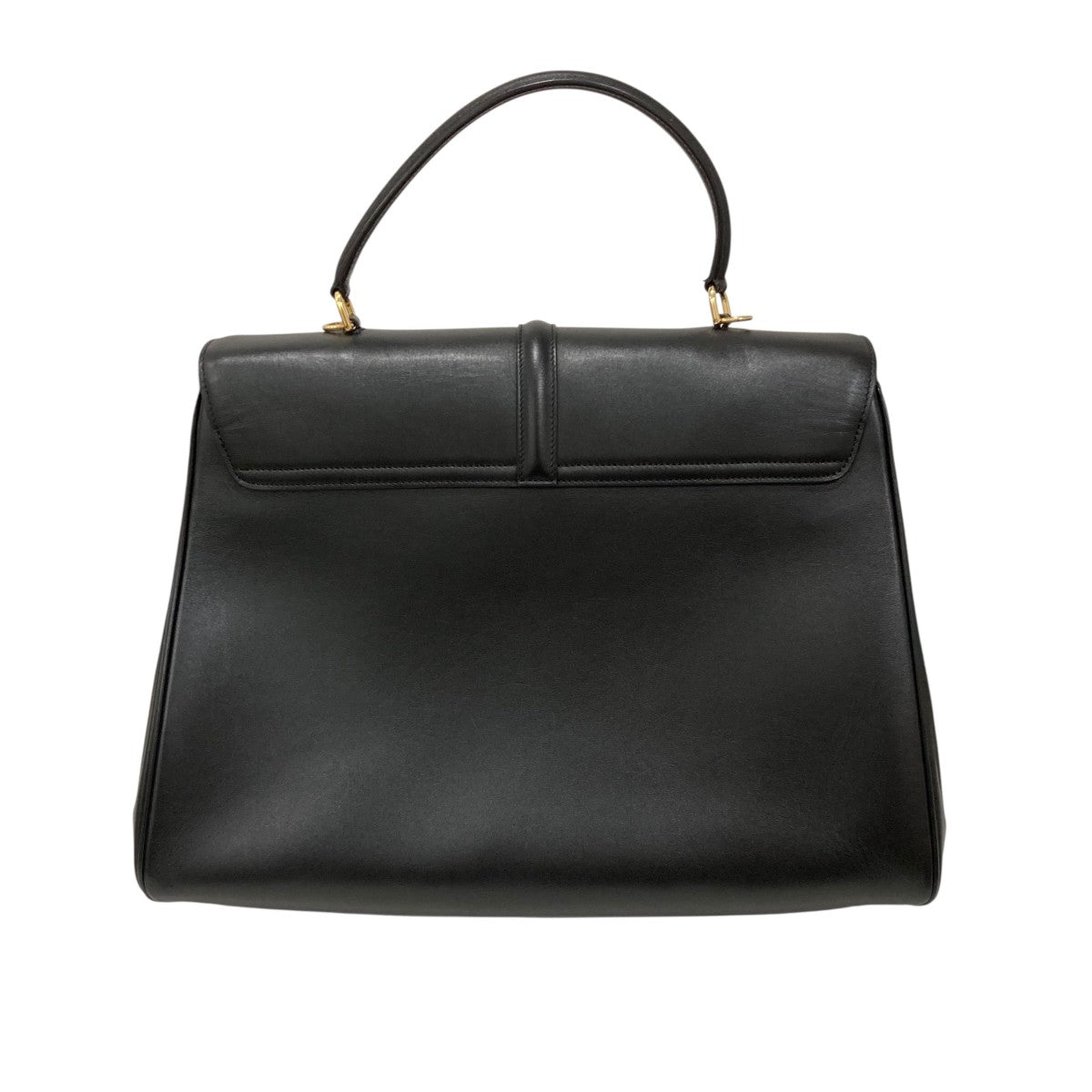 CELINE クラシック 16（セーズ） サチネイテッドカーフスキントートバッグ 古着・中古-2枚目のアイテム画像