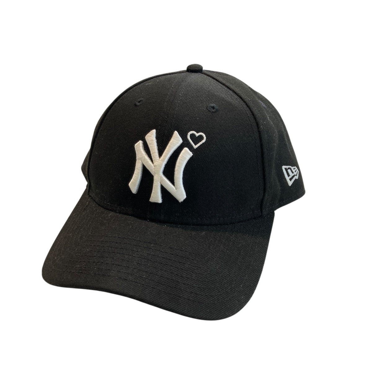 BASICS 9 FORTY Yankees Heart Embroidery CapベスボールキャップS1.5-1204 古着・中古-1枚目のアイテム画像